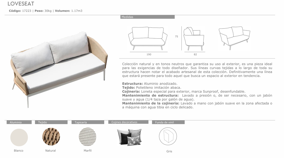 LOVESEAT MAIA