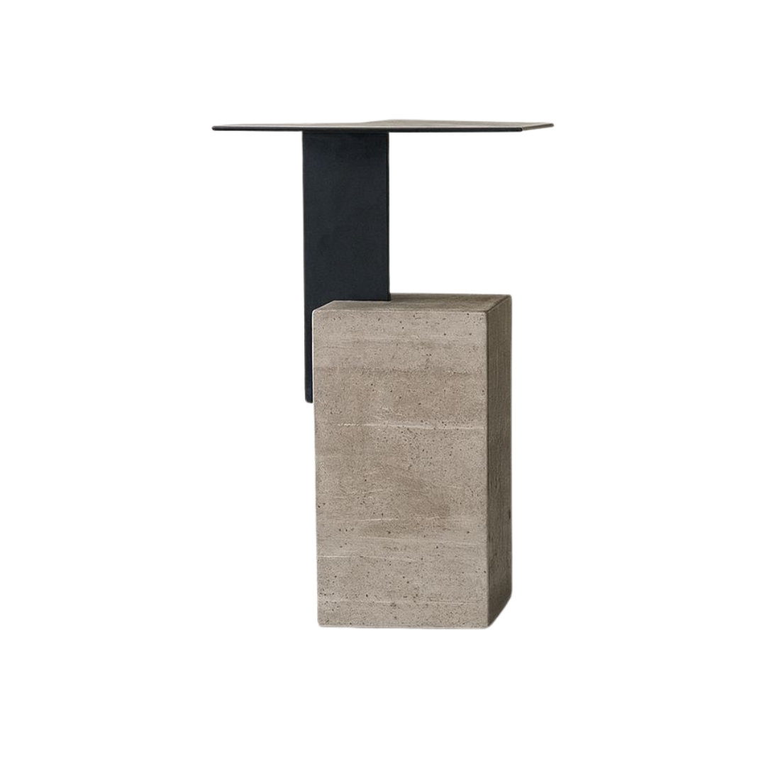 MESA LATERAL WHITE WOOD