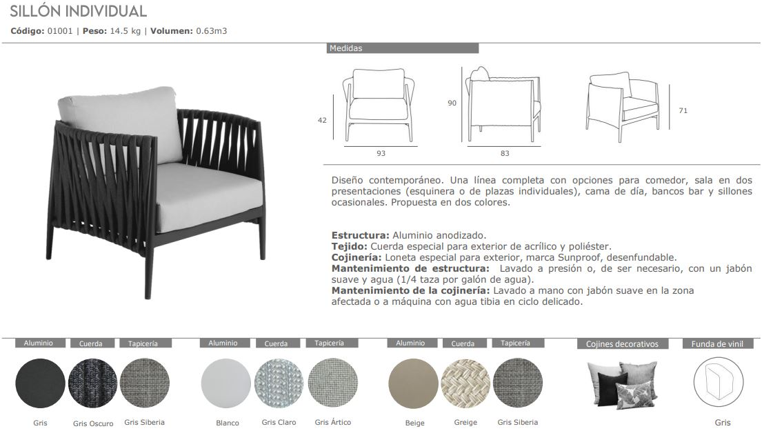SILLÓN INDIVIDUAL LAIKA